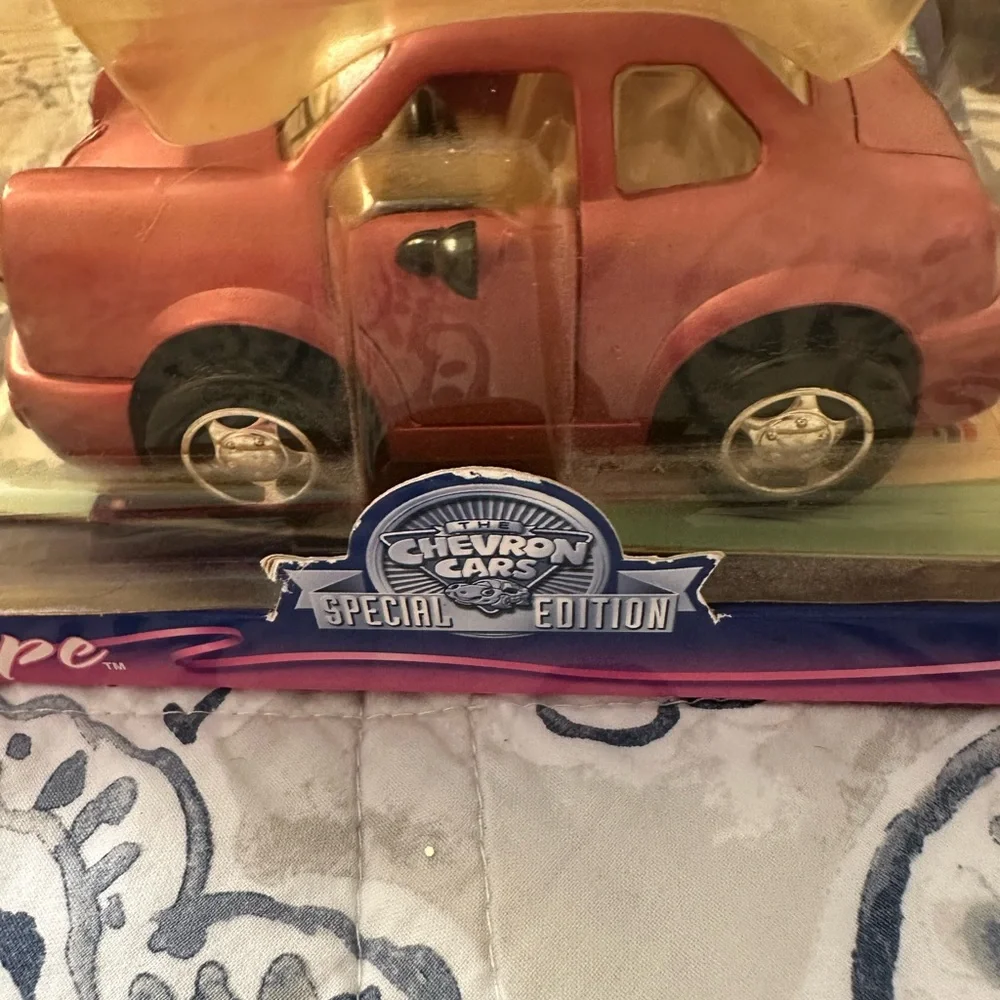 Chevron Cars Special Edition Breast Cancer Awareness pink antique Chevron car. - Picture 2 of 8